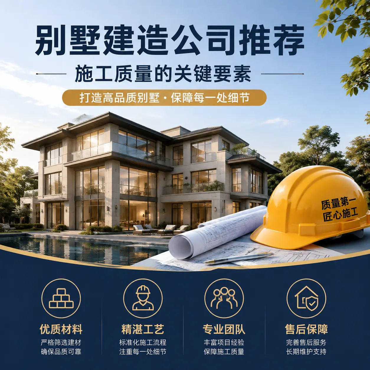 别墅建造公司推荐: 望谟 施工质量的关键要素