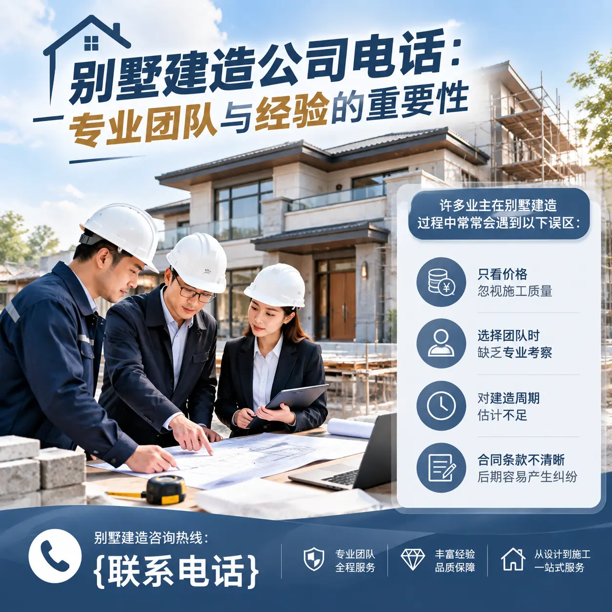 望谟别墅建造公司电话:专业团队与经验的重要性