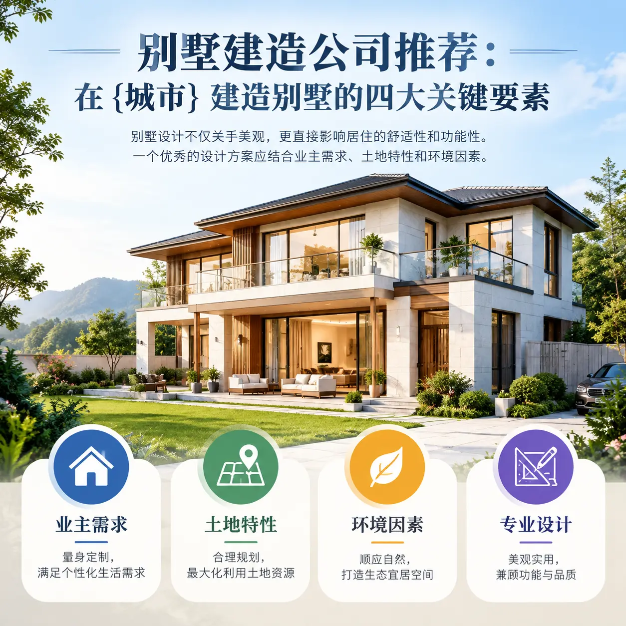 别墅建造公司推荐:在 望谟 建造别墅的四大关键要素