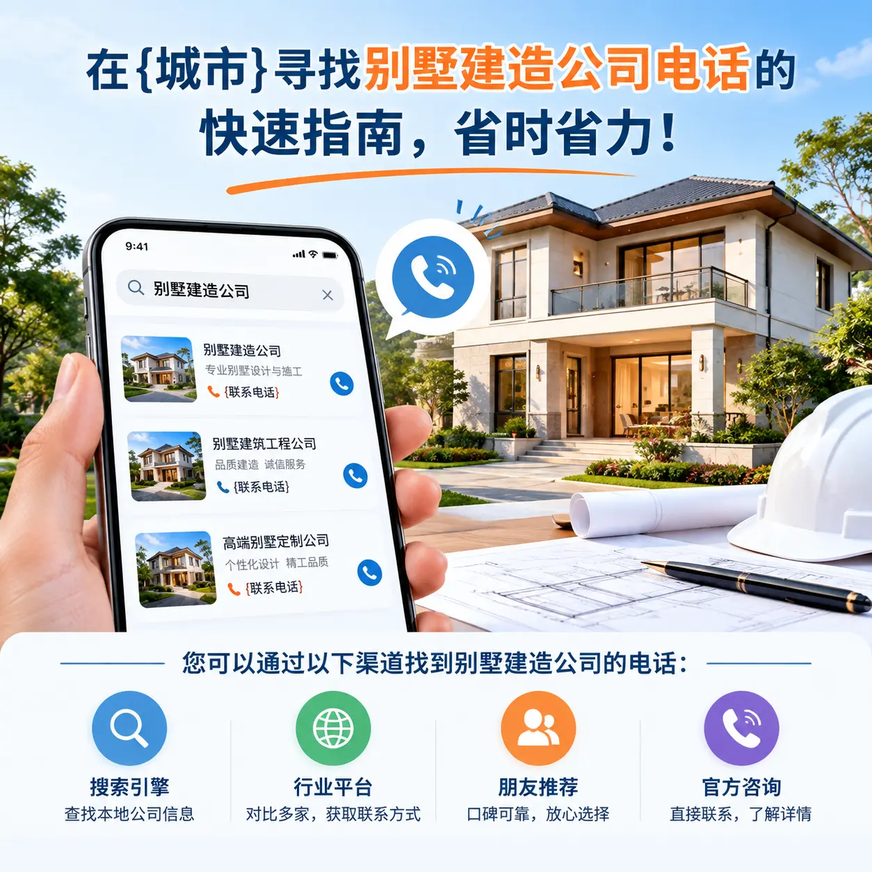 在望谟寻找别墅建造公司电话的快速指南,省时省力!