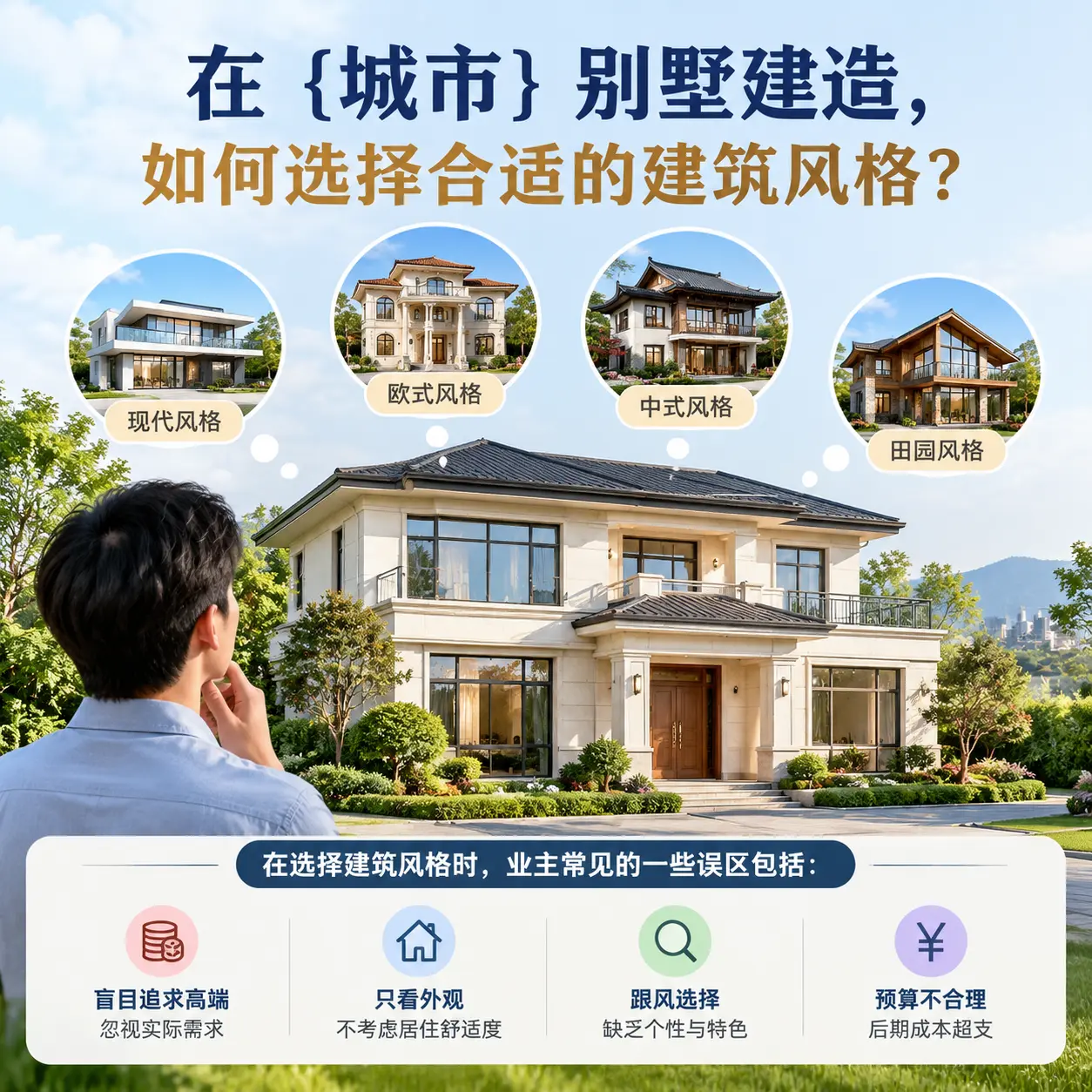 在 望谟 别墅建造，如何选择合适的建筑风格？