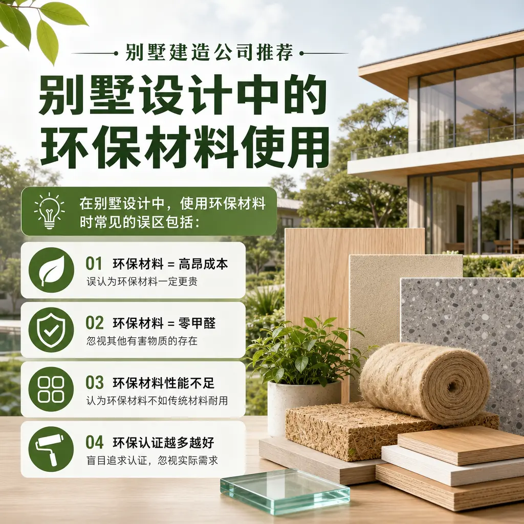 别墅建造公司推荐: 望谟 别墅设计中的环保材料使用